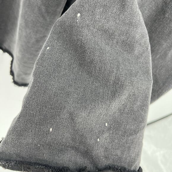 Free People Just Float On Super Flare Stretch Jeans Washed Black Women’s Size 26 - Picture 6 of 12